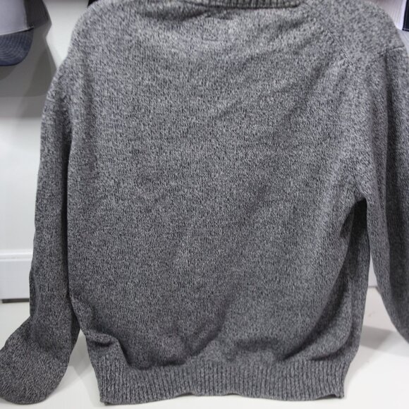 Vintage St. John’s Bay Knit Sweater Mens XL Light Grey Cotton Knit Crewneck - Picture 4 of 7